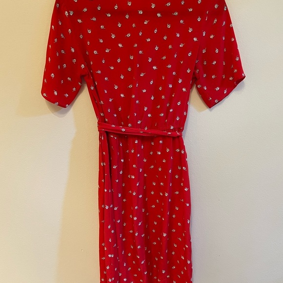 Amour Vert Silk Wrap Dress - Picture 2 of 6